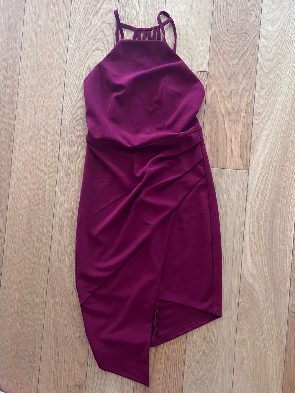 Sleeveless Asymmetrical Cocktail Dress